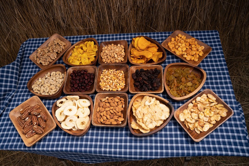 Delicious trail snacks